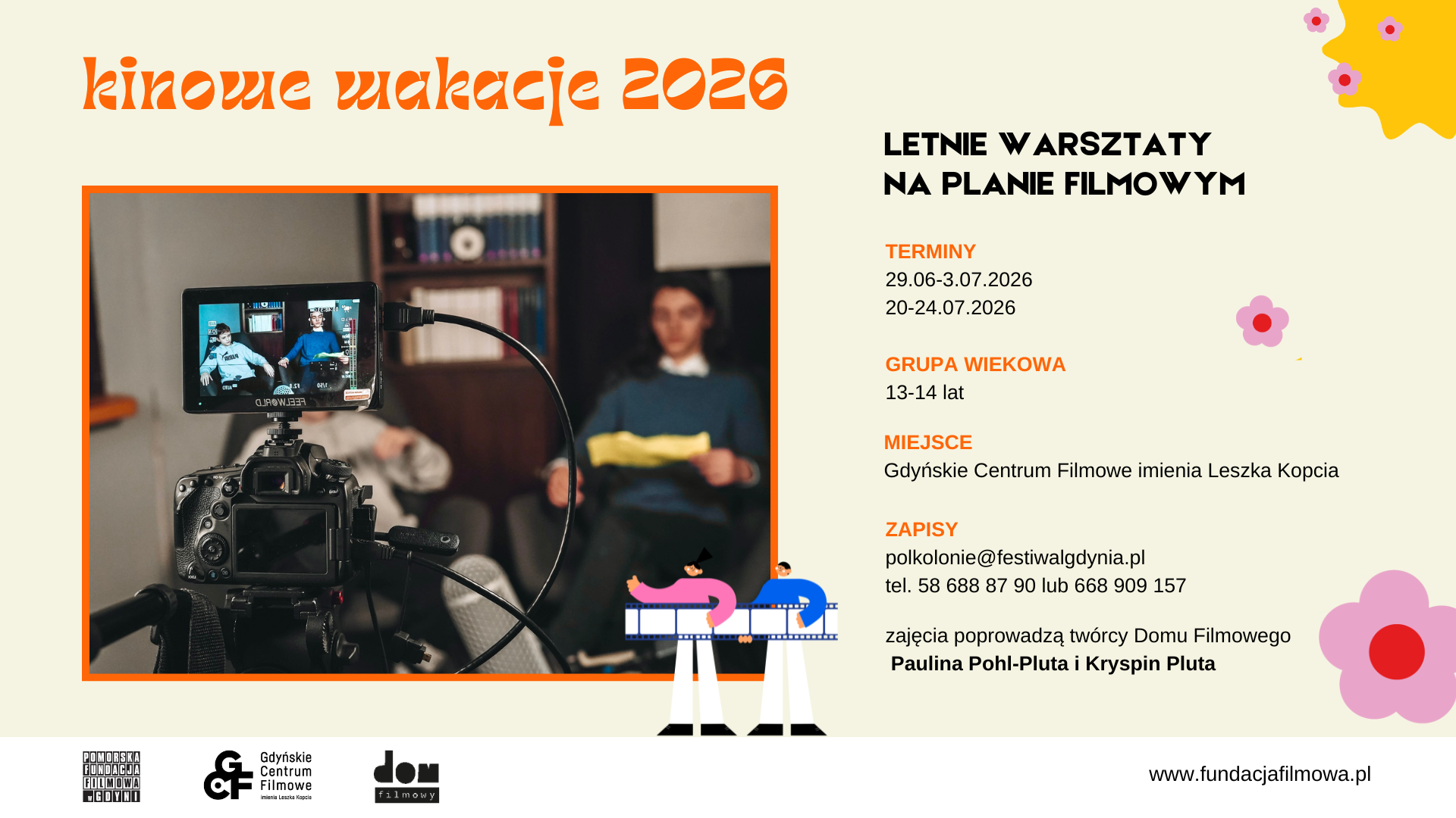 KINOWE WAKACJE 2026 | letnie warsztaty na planie filmowym
