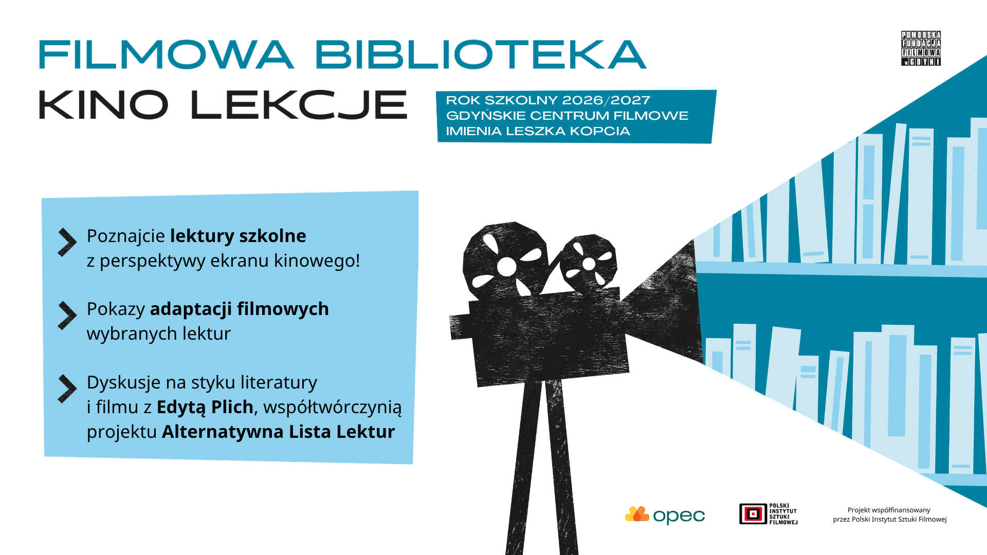 Filmowa biblioteka. Kino lekcje 2026/2027